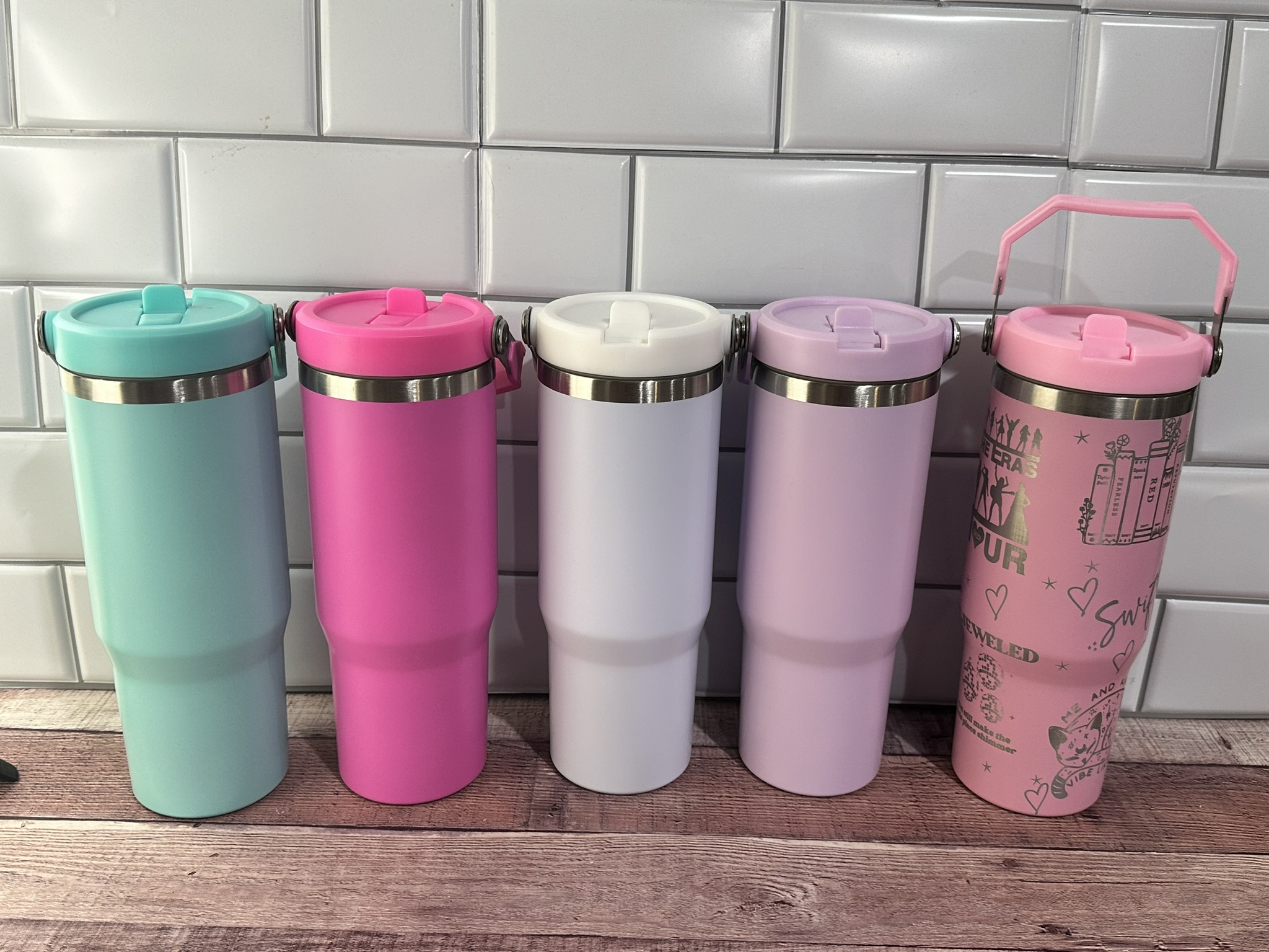 Tumblers 30 oz Flip top 