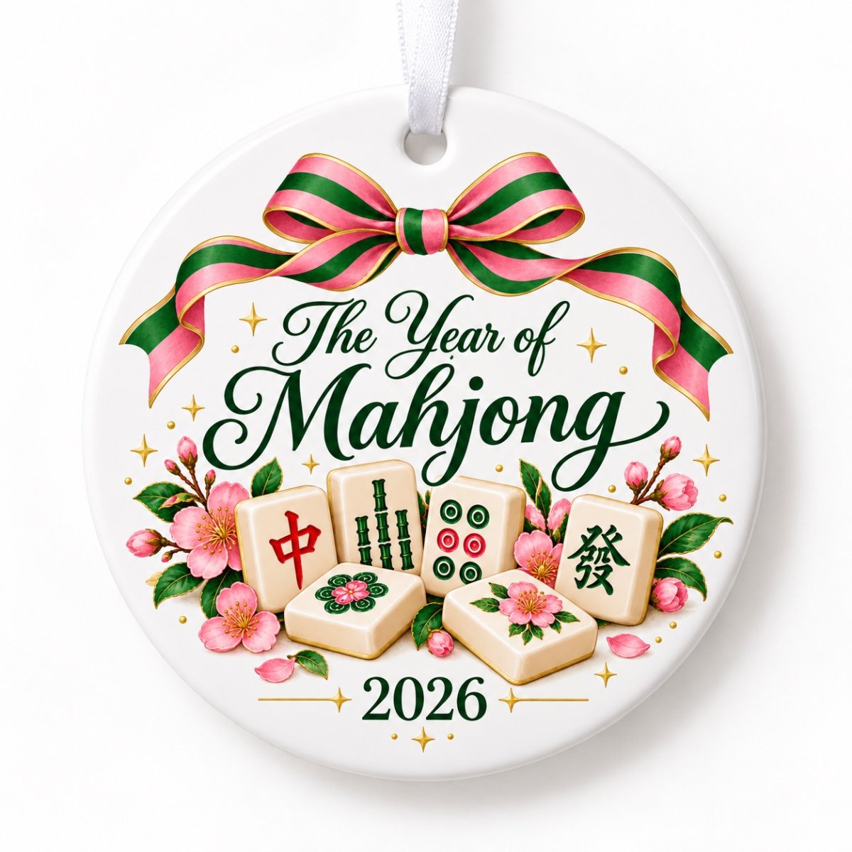 The Year of Mahjong 2026 Ornament