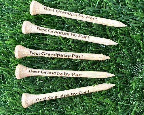 Custom Engraved Golf Tee set of 5 