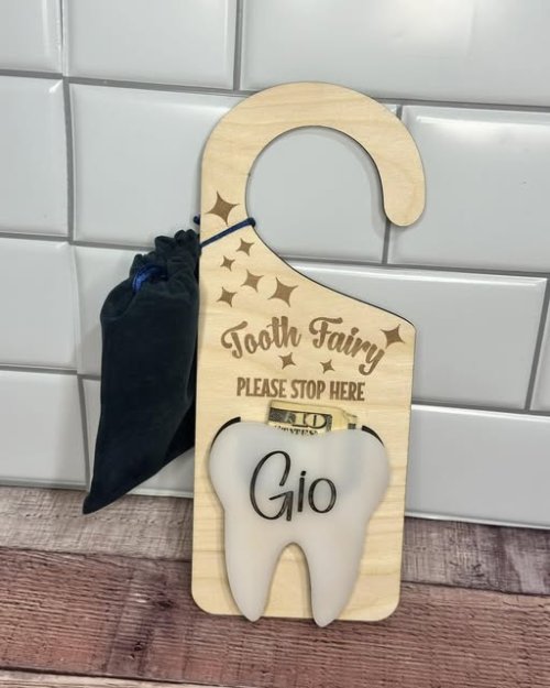 Tooth fairy Door Hanger