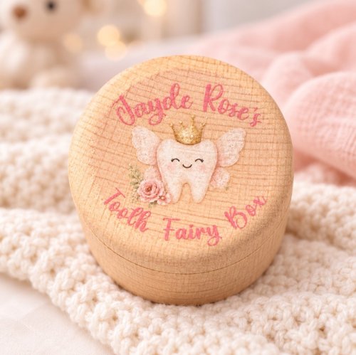 Personalized Baby Brush and Tooth Fairy Box Set