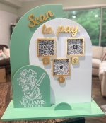 Personalized QR Code Sign Scan to Pay Acrylic Stand