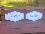 Personalized Floral Nursery Name Sign